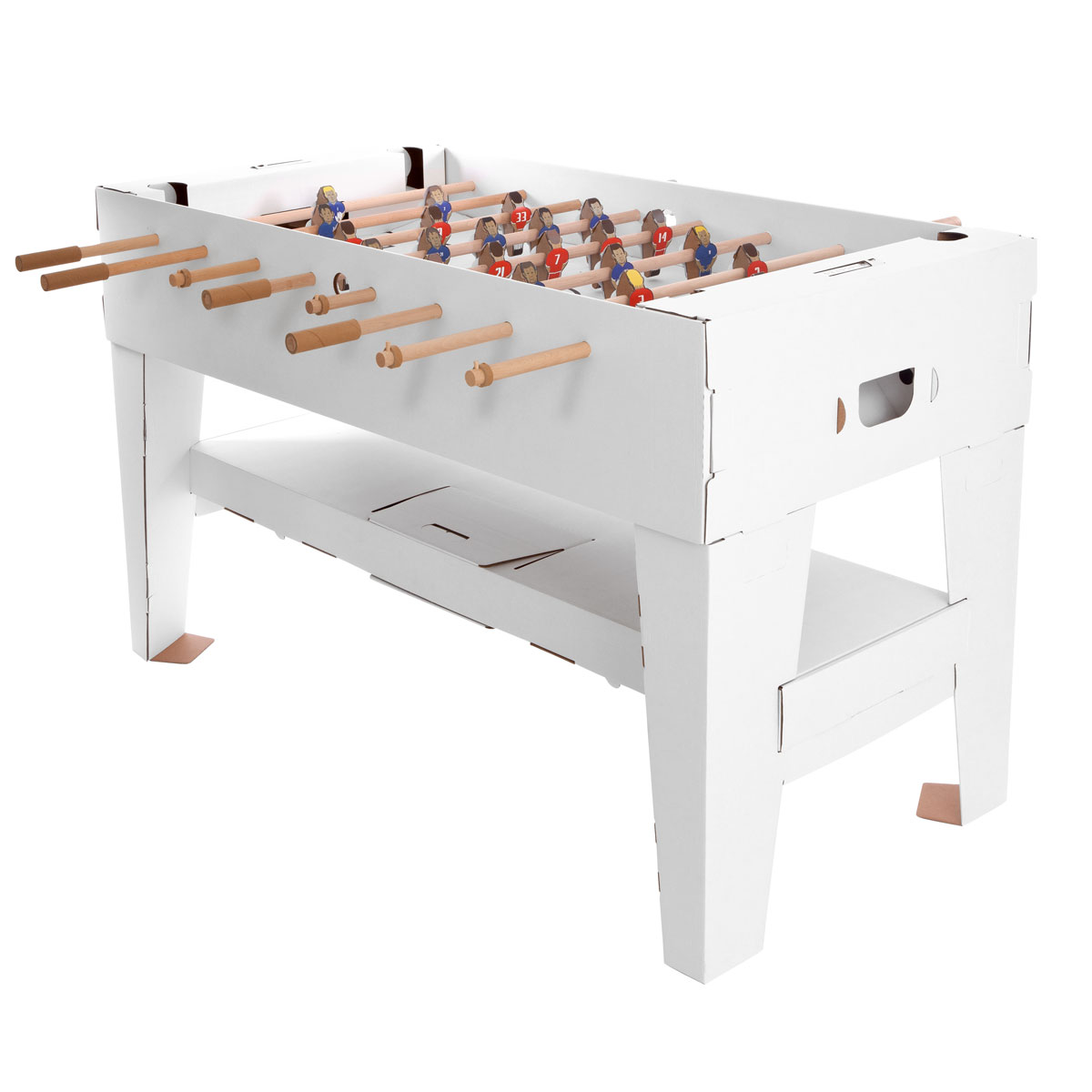 Babyfoot Kartoni blanc